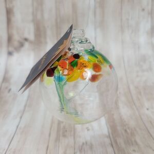 Kitras Art Glass Tree of Giving Ball Ornament Decoration